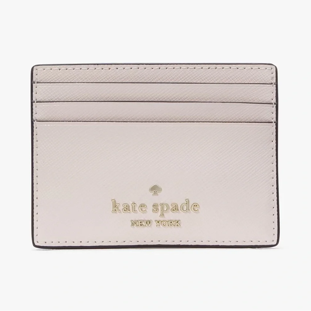 NIB Kate Spade Rose Bud Madison Small Slim Card Holder with box